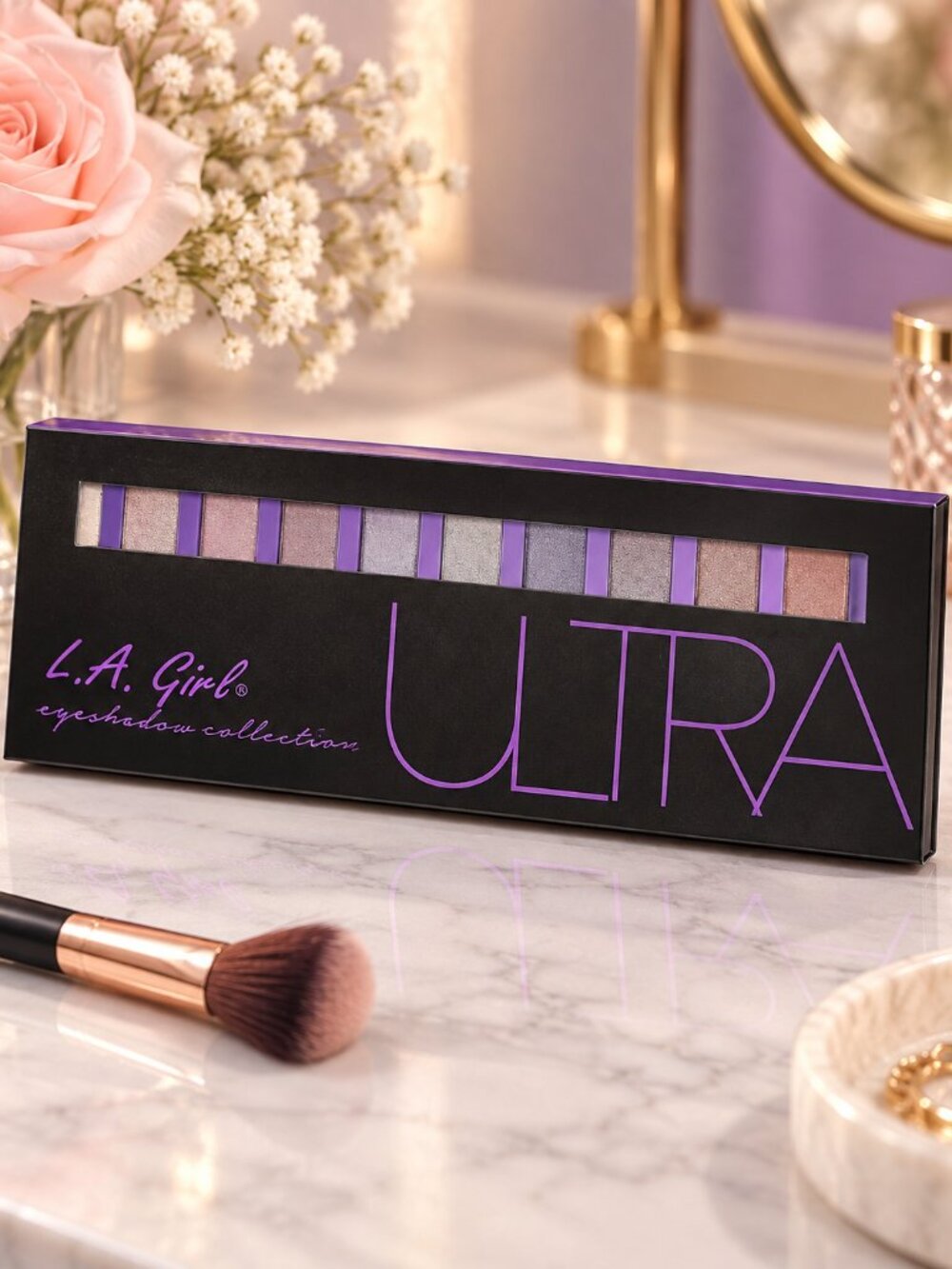 L.A. Girl Beauty Brick Eyeshadow Palette Ultra 12 Shades New Sealed